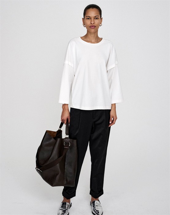 Laurah Bluse - Chalk 